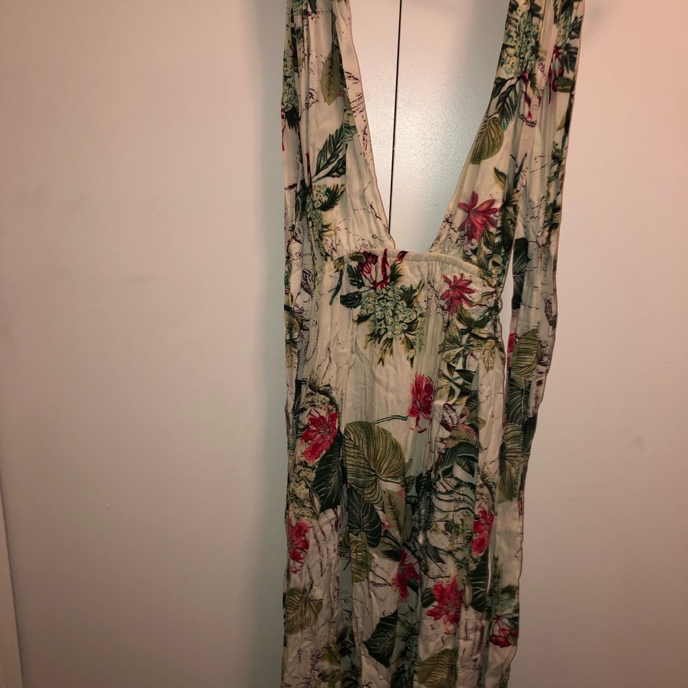 Floral print sun dress